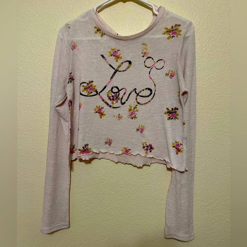 Hype Pink Lightweight Sweater Size Small